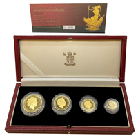 2004 Britannia 4 Gold Proof Box Set