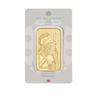 Certified 1 Oz Gold Royal Mint Britannia Bar 