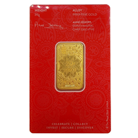 Ganesh 20g Gold Bullion Minted Bar