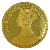 Gold 5oz Gothic QEII Coin - 500 Pounds