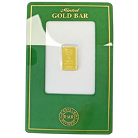 Gold Bar 1g Certified-Royal Mint Refinery (RMR) 