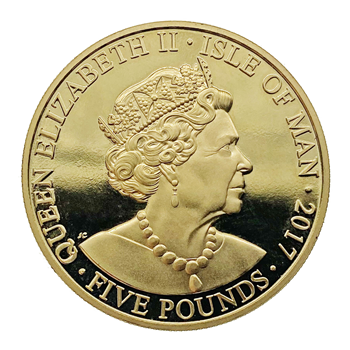 Gold Commemorative Five Pound - Duke Of Edinburgh 