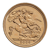 Gold Half Sovereign 2000