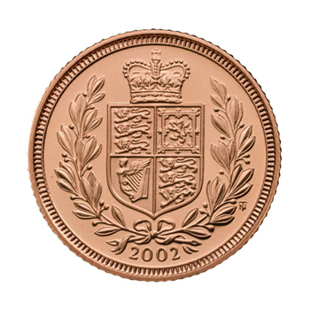 Gold Half Sovereign 2002