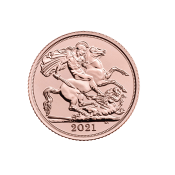 Gold Half Sovereign 2021