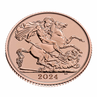 Gold Half Sovereign 2024