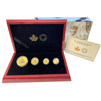 Gold Maple Proof 4 coin set  - 2016