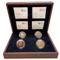 Gold Proof £1 4 coin Collection - Cities