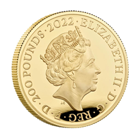 Gold Proof 2oz HRH 40th Birthday coin  