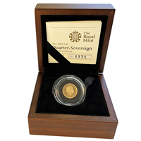 Gold Quarter Sovereign Proof