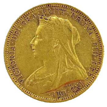 Gold Sovereign -  Victoria Old Head 1894 - M