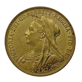 Gold Sovereign -  Victoria Old Head 1899 London