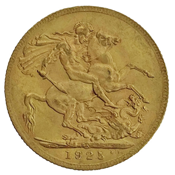 Gold Sovereign  George V 1925 South Africa Mint