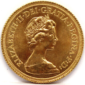 Gold Sovereign - QE2