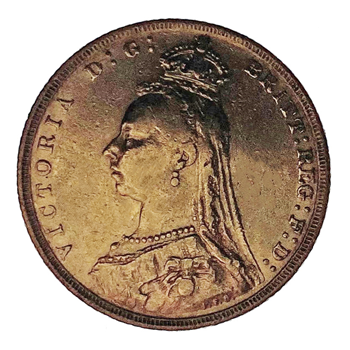 Gold Sovereign - Victoria Jubilee Head 1891 London