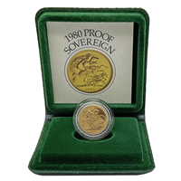 Gold Sovereign 1980 Proof Coin