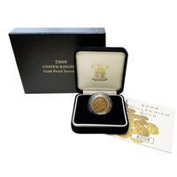 Gold Sovereign 2000 Proof Coin