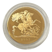 Gold Sovereign 2007 Loose Proof Coin