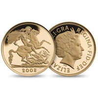 Gold Sovereign 2008 Proof Coin