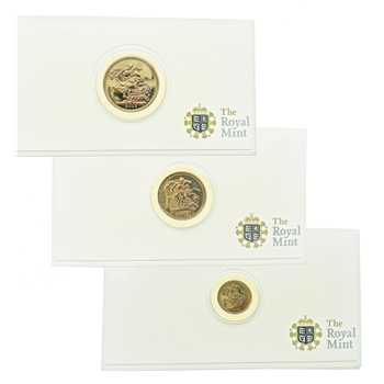 Gold Sovereign 2009 - 3 coin set 