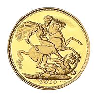 Gold Sovereign 2010 Loose Proof Coin