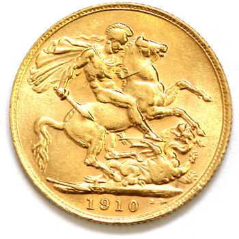 Gold Sovereign - Edward VII 1910