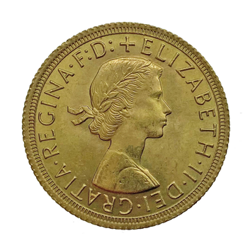 Gold Sovereign Elizabeth II Pre-Decimal 1966