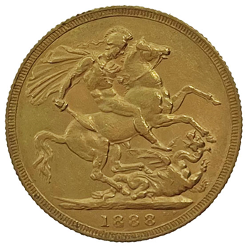 Gold Sovereign - Jubilee Victoria 1888