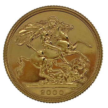 Gold Sovereign Millennium Year 2000