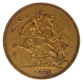 Gold Sovereign - Victoria Jubilee Head 1890