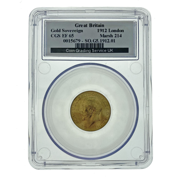 Graded 1912 Full Gold Sovereign