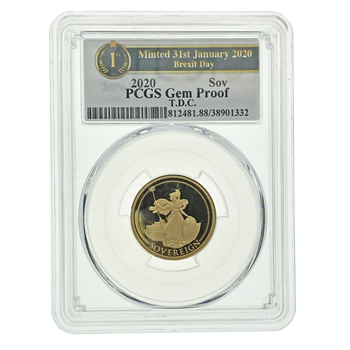 Graded Full Sovereign - 2020 Brexit Day 