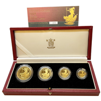 2004 Britannia 4 Gold Proof Box Set