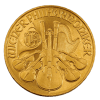 1/4 Oz Austrian Philharmonic Gold Coin