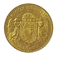 Hungarian 10 Korona Gold Coin