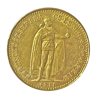 Hungarian 10 Korona Gold Coin