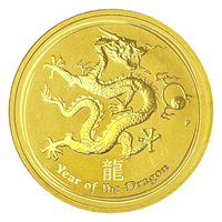 1 Oz Gold Nugget Year of The Dragon