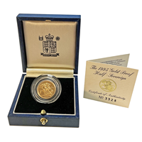 Proof Gold Half Sovereign-Elizabeth II 1995 