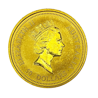 1/2 Oz 1995 Gold Australian Nugget