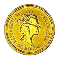 1/2 Oz 1992 Gold Australian Nugget
