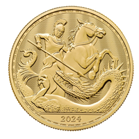 Gold 1oz St George and the Dragon 2024 