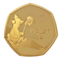 Loose Gold 50 Pence 2020 Piglet