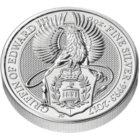 2 Oz Silver Griffin Of Edward 2017