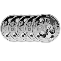 2025 Silver Panda 30g - 5 Coin Deal