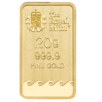 Certified 20g Gold Bar Royal Mint Britannia Bar