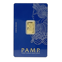 Certified 2.5g Gold Bar PAMP Suisse 