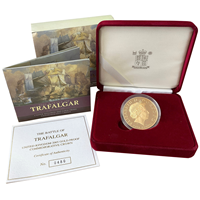 1805 - 2005 The Battle of Trafalgar Gold £5 Crown