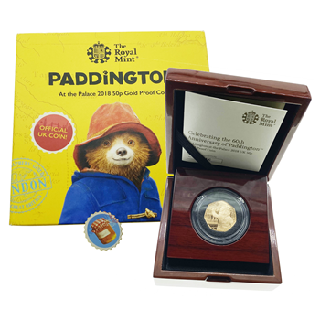 Paddington At the Palace - Gold Fifty Pence Coin