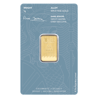 Certified 5g Gold Bar Royal Mint Britannia Bar