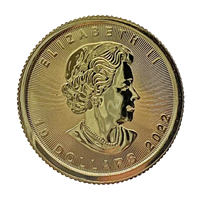 1/4 Oz Canadian Maple Gold Coin 2022 